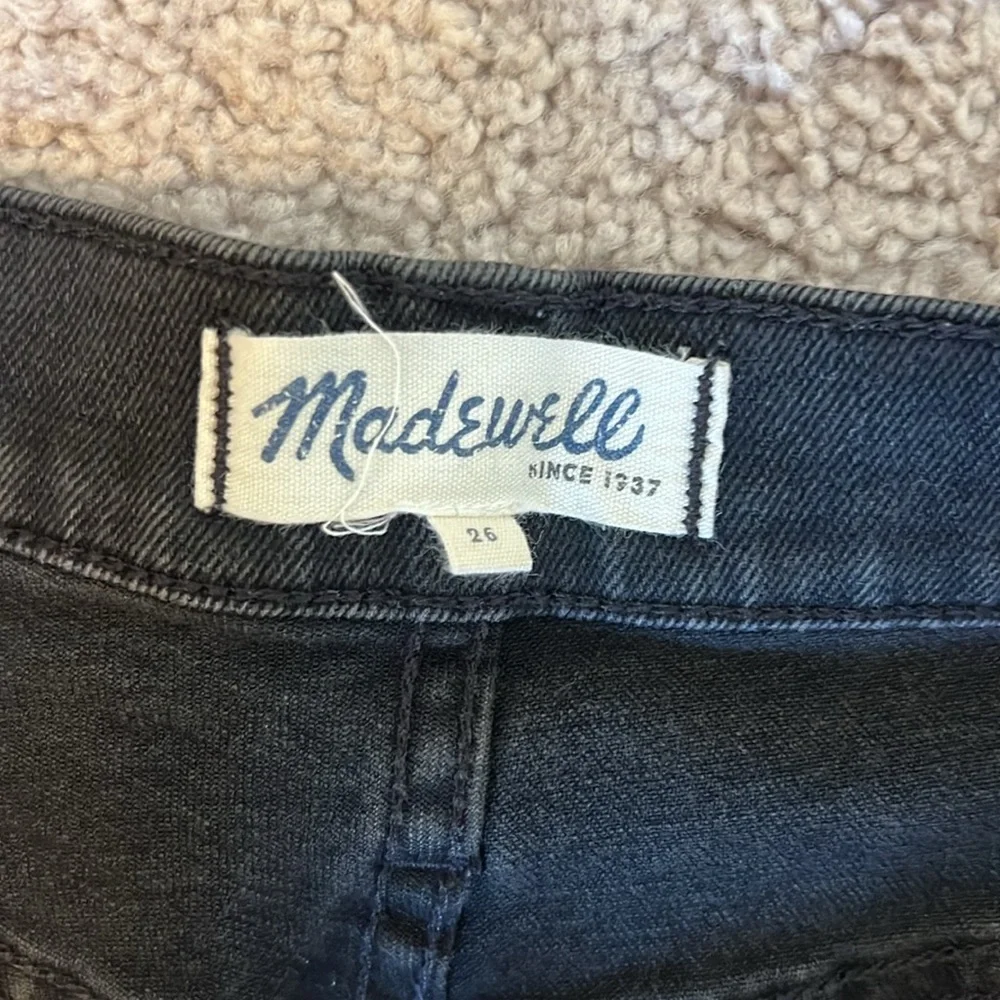 High waisted madewell denim shorts